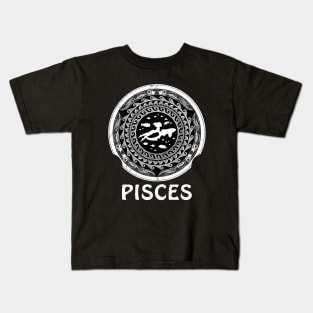 Fishes Zodiac Sign Pisces Kids T-Shirt